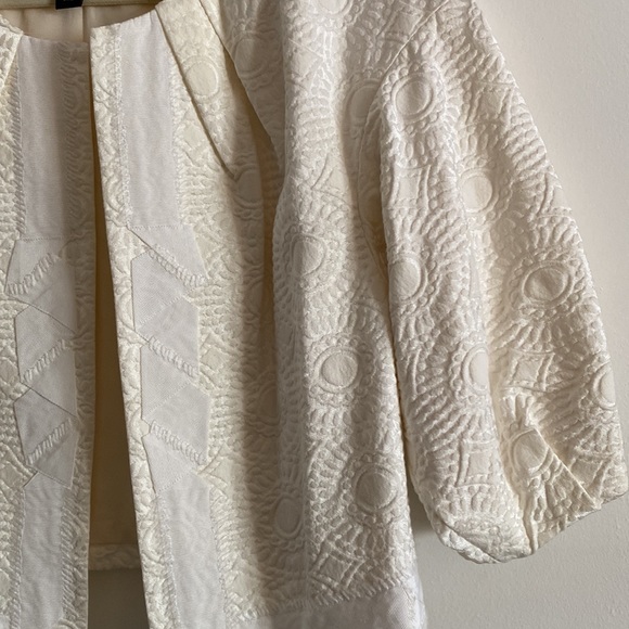 SoCa by St. John Women Coats & Jackets Ivory Cropped Medium - Picture 4 of 5